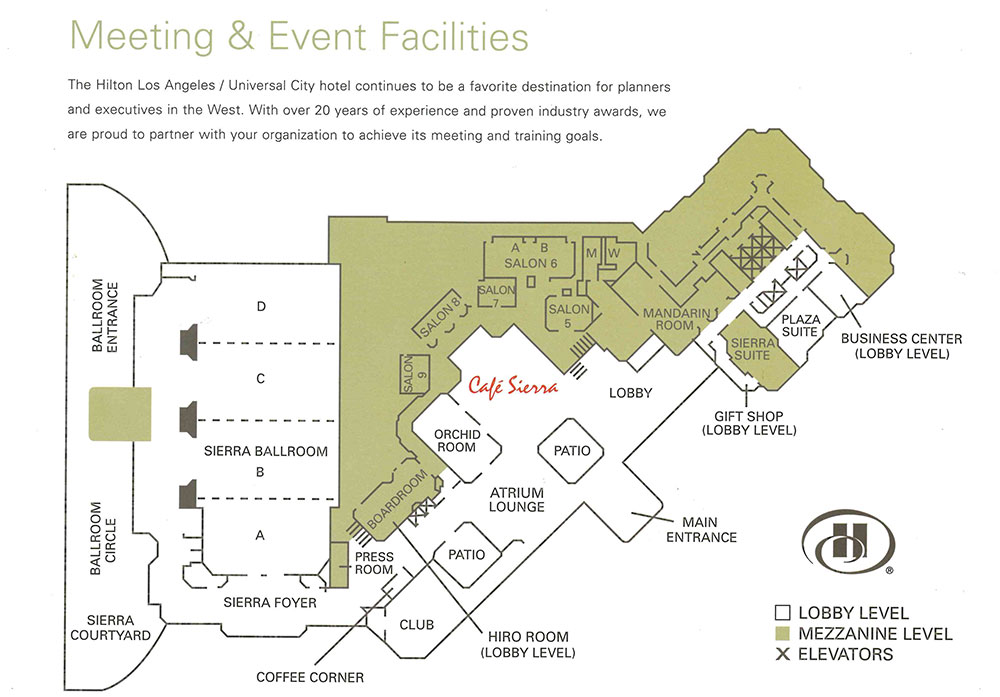 Diagram of Hotel